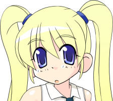 図0:陰を入れる前のベッキー